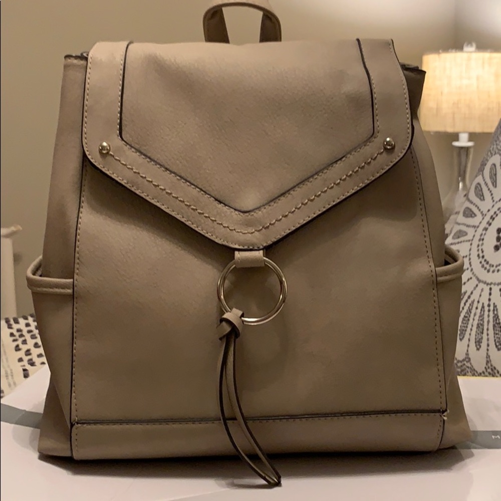 Tan/Grayish Backpack